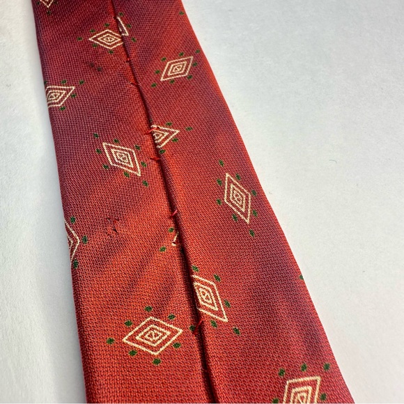 Vintage Giorgio Armani Silk Geometric Classic Designer Cravate Tie 60” 3.75” - Picture 6 of 7